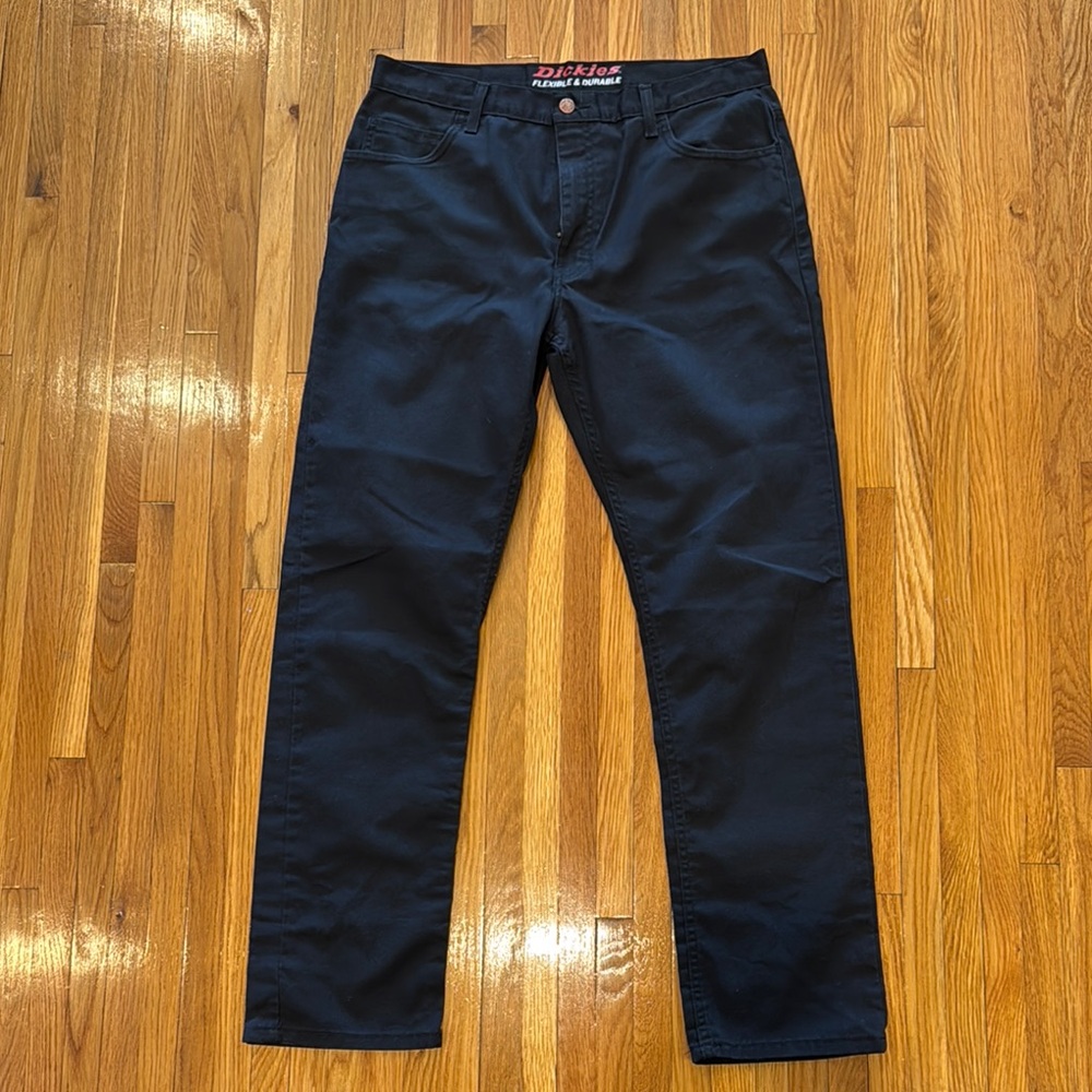 Men’s Black Dickies Flexible & Durable Pants size W 34 X L 32